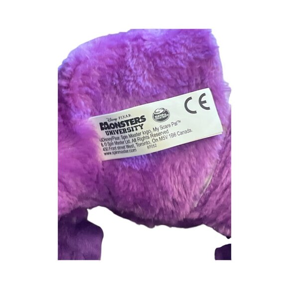 DISNEY PIXAR MONSTERS UNIVERSITY Art TALKING Purple Monster Arch Shaped - Picture 5 of 9